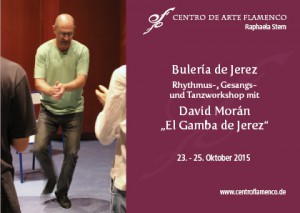 flyer workshop David Moran El Gamba de Jerez