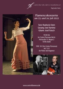 Flamencokonzerte Juli 2022 | Centro Flamenco Berlin